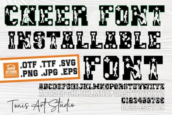 Cheer Varsity Font: Bold Design for Spirit