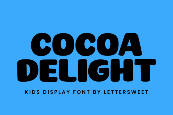 Cocoa Delight: A Playful Font for Joyful Designs