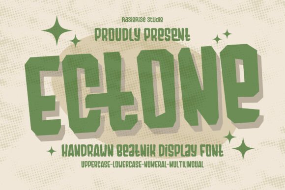 Ectone: The Beatnik Display Font