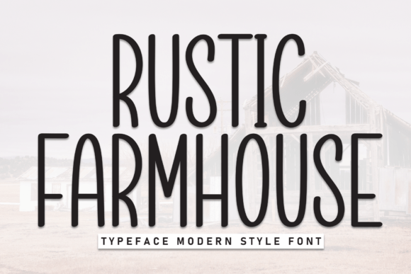 Elevate Designs with Rustic Farmhouse Font
