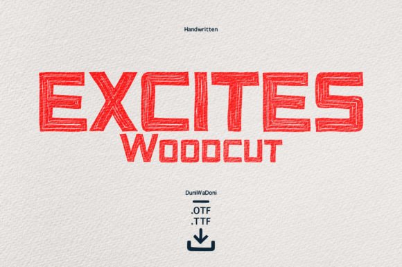 Excites Woodcut: Bringing Rustic Texture to Modern Design Projects