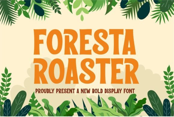 Foresta Roaster: Bold Rustic Typography