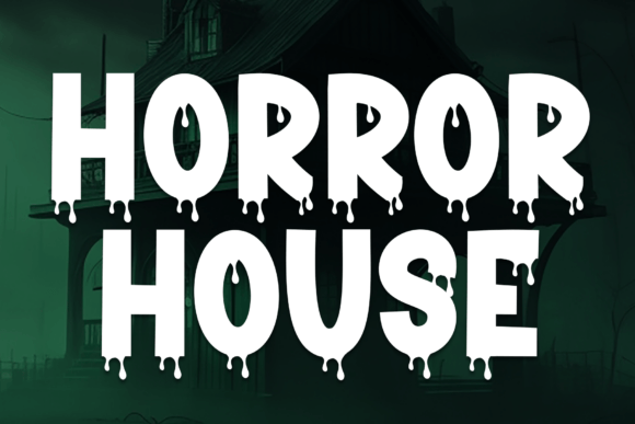 Horror House: The Quirky Display Font That Redefines Spooky Typography