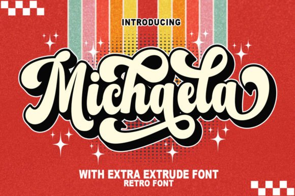 Michaela: Elevating Your Designs with Nostalgic Display Typography