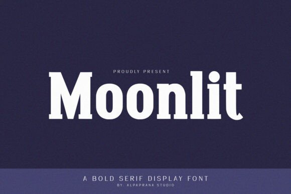 Moonlit: The Bold Serif for Modern Branding