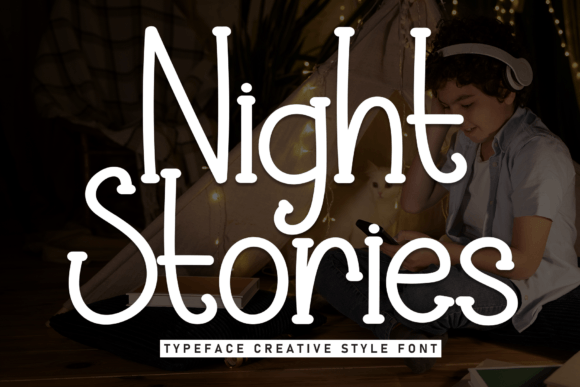 Night Stories: A Handmade Font for Magical Designs