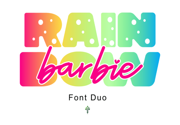 Rainbow Barbie: Elevating Brand Identity Through Expressive Typography