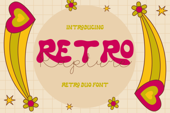 Retro Rapture: Mastering the Groovy 70s Font Duo for Modern Design