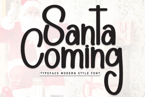Santa Coming: Whimsical Handwritten Font Charm