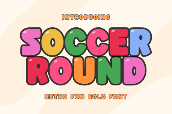 Soccer Round: A Playful Font for Bold Designs