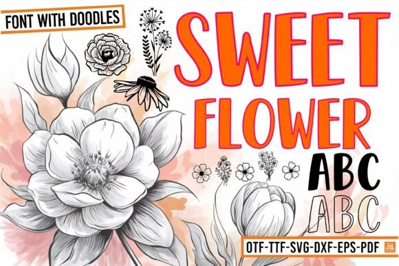 Unlocking Creative Potential with the Sweet Flower Font Bundle